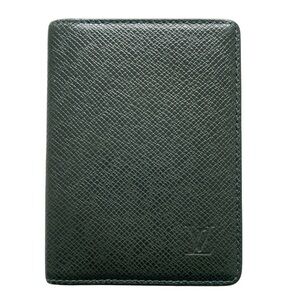 Louis Vuitton Vintage Dark Green Taiga Card Holder